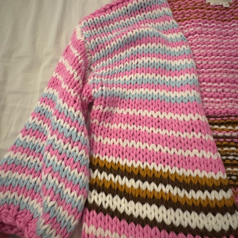 By Anthropologie Cozy Cardigan Sweater ONE SIZE - Picture 4 of 7